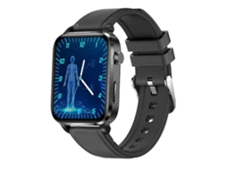 Relógio inteligente Bluetooth com chamadas, temperatura corporal e rastreador de condicionamento físico para homens e mulheres Ly Ebike