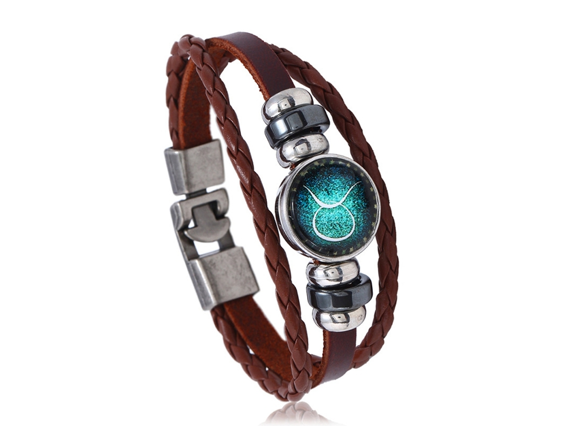 Pulseira Unissex Estilo Vintage 12 Constelações