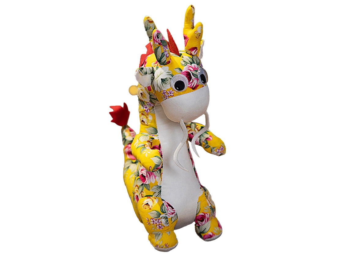 Laxiscreed Boneco De Mascote Dragão Zodiacal Em Peluche Para Ano Novo E Presentes Divertidos