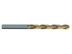 RUKO-250105T-Pack De 5 Brocas Helicoidais Din 338 Tipo N Hss-Tin Retificadas Com Autocentragem (Ø 10,5 Mm)