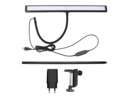 2026 lâmpada de Escritório com Pinça Led Regulável 3 Temperaturas de Cor Pescoço de Cisne para Estudo Plug Ue 100 240v