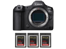 Eos R5 Mark Ii + 3 Sandisk 128gb Extreme Pro Cfexpress Type B + Ebook “20 Dicas para Fotos Que Impressionam” CANON