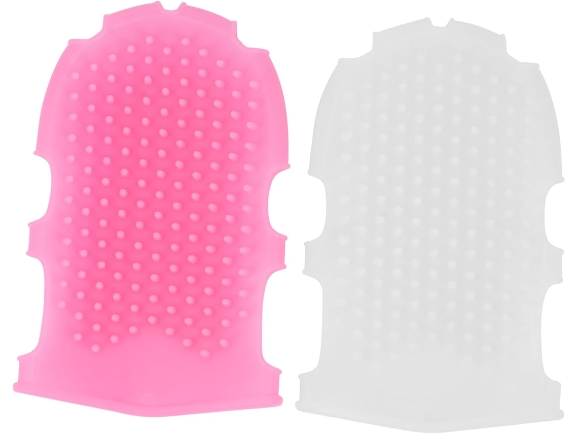 Lurelia Pack De 2 Escovas De Silicone Para Banho, Silicone Macio, Pega Ergonómica E Massagem Suave, Rotina Spa Confortável