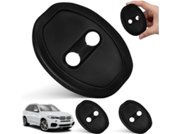 Capas Protetoras Que Prolongam A Vida Útil Da Fechadura - Conjunto De 4 Em Silicone Preto
