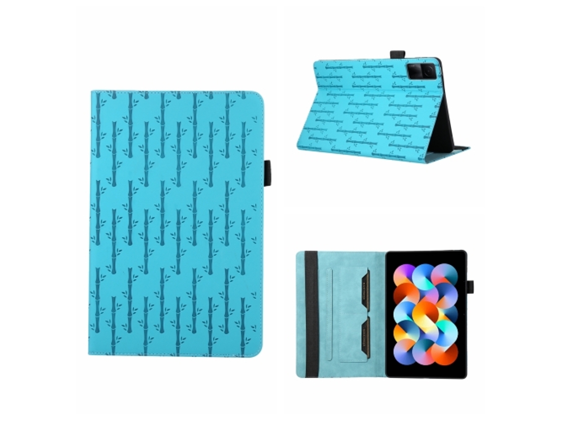 Capa YUYSAN para Xiaomi Redmi Pad 10.61 Bambu da Sorte (Azul)