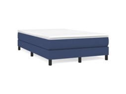 Estrutura de Cama com Molas 120x200 Cm Tecido Azul MAISON EXCLUSIVE