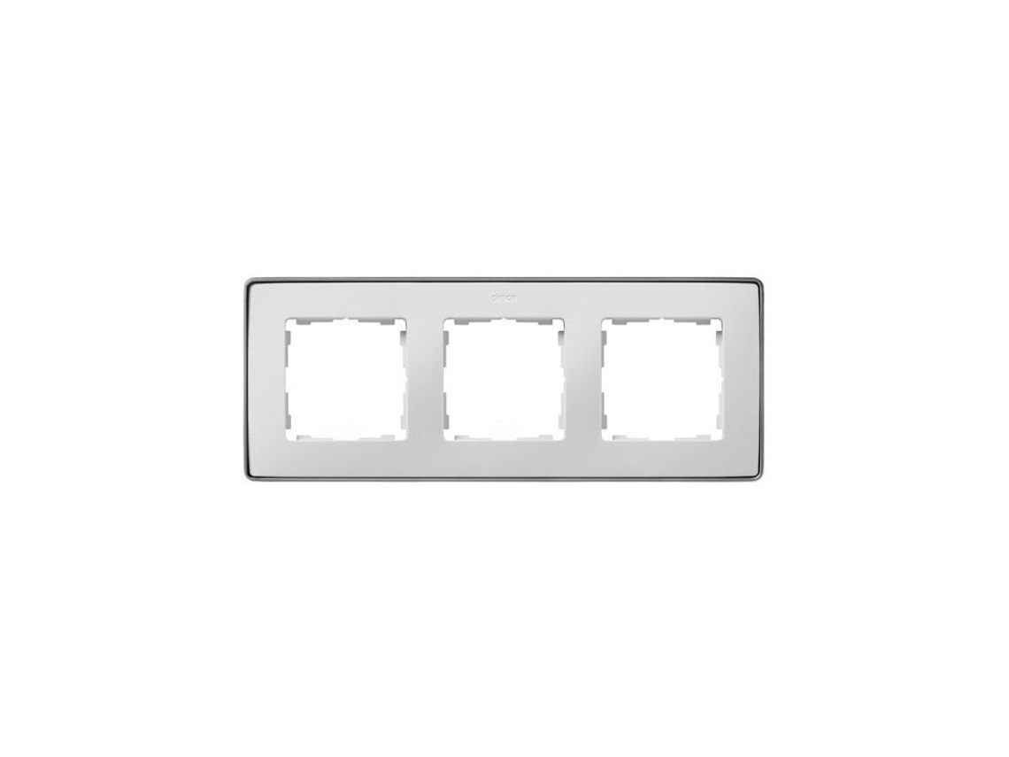 Moldura 3 Elementos Base Em Alumínio Branco Simon 82 Detail 8201630 243