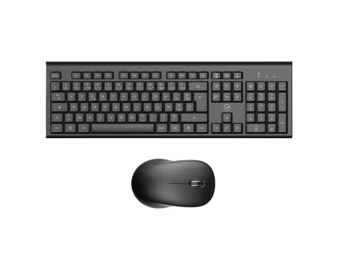 Conjunto Teclado Mouse Mobility Lab Alpha Ergonômico Sem Fio Teclado Numérico Integrado