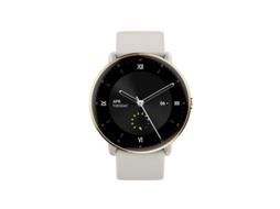 Relógio inteligente fitness Bestvite S61 com chamadas Bluetooth, tela AMOLED de 1,43 polegadas, para homens e mulheres, compatível com Android e iOS, dourado