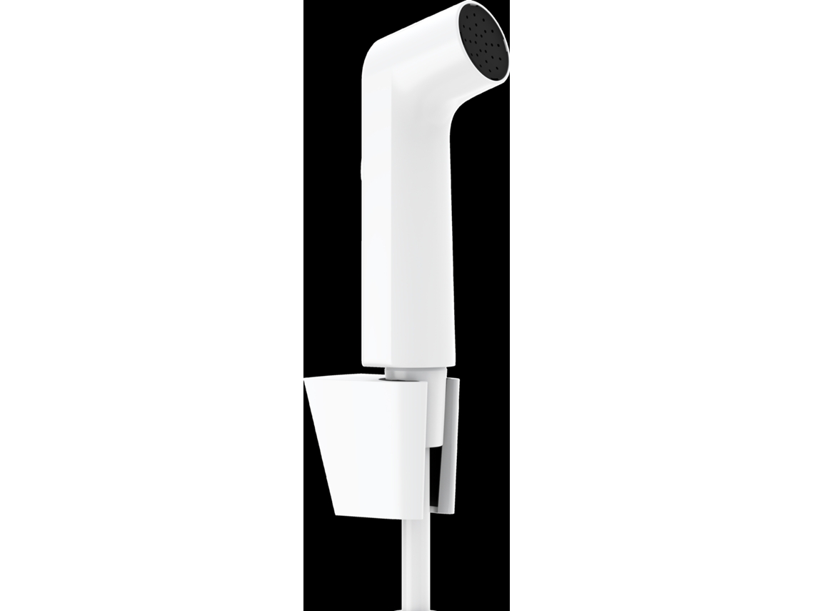 Bidette Chuveiro De Mão 1jet S Ecosmart Com Suporte De Duche Porter S E Mangueira De Duche 125cm, 29238700, Cor Branco Mate Hansgrohe