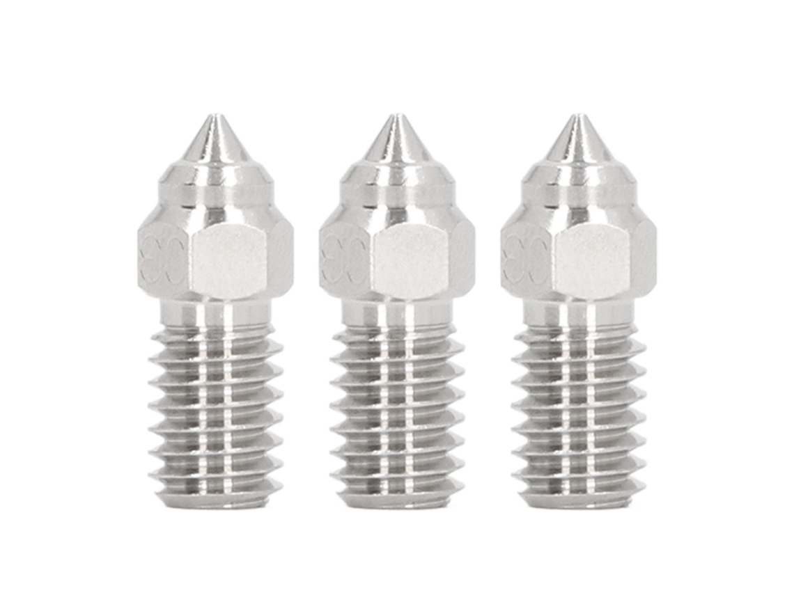 3 Bicos de Impressora 3d 0.4mm Rosca M6 | S/MARCA