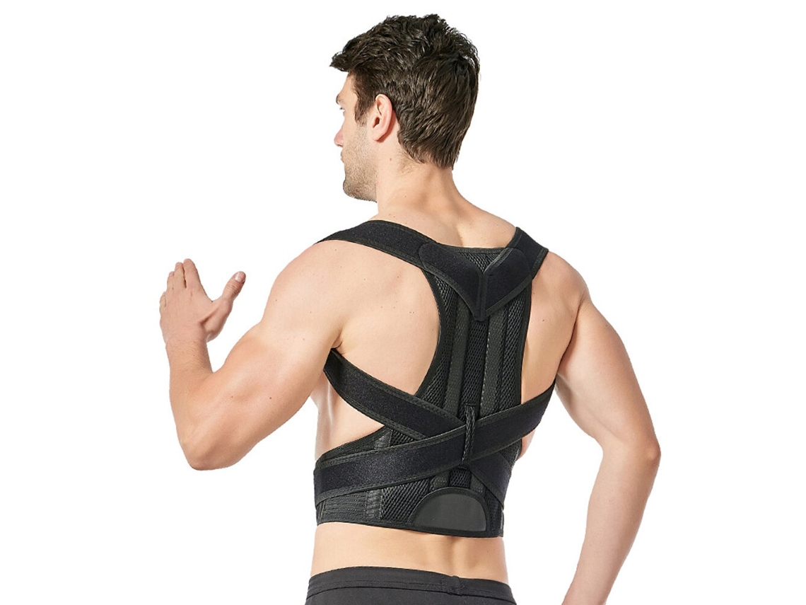Pretol Kaload Corretor Postura Suporte Lombar Respirável Cinta Costas Vertical Pescoço Ombros Ergonômico Escritório Viagens