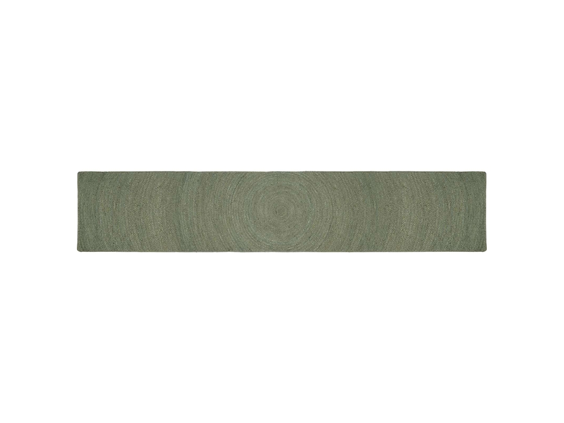 Vidaxl Tapetes De Área Verde-azeitona 80 X 400 Cm Juta