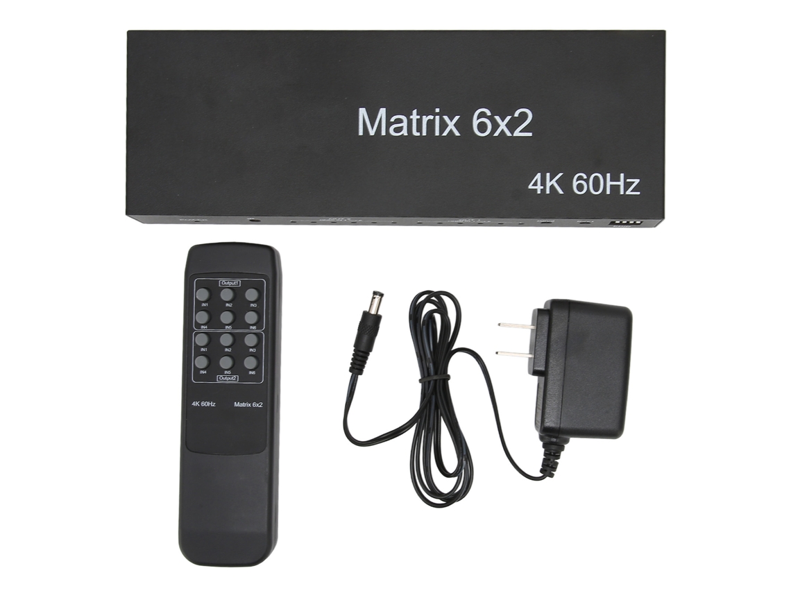 Comutador Matrix Hdmi LAXISCREED 6x2 4k60hz