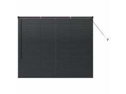 Conjunto 1 Persianas Venecianas Vidaxl Preto Alumínio (130 X 155 Cm)