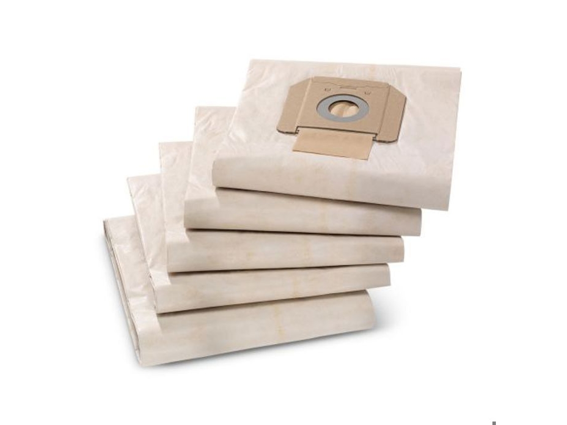Pacote de 5 Sacos Filtrantes de Papel para Aspirador Nt 65 Nt 70 Kärcher 69042850 KÄRCHER