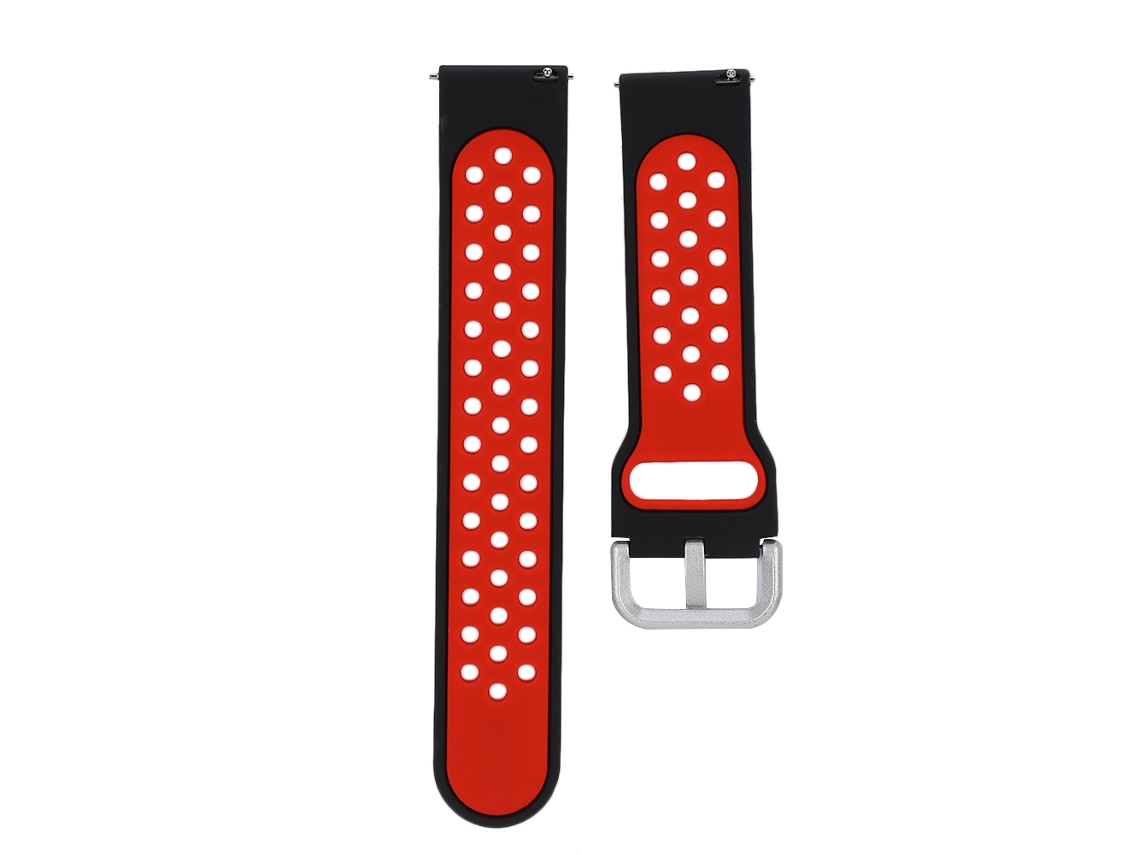Cinto De Relógio Silicone Bicolor Com Buracos De Ar Para Substituição