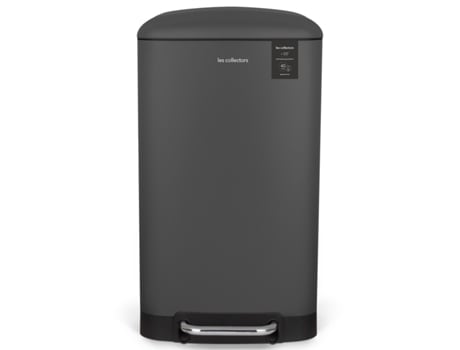 Balde do lixo de cozinha com pedal Nº 831 Les Collectors (40 L - balde do lixo interior amovível - cinzento antracite)