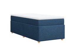 Box Spring Bed, Box Spring Beds Vidaxl Azul Tecido (80 X 200 Cm)