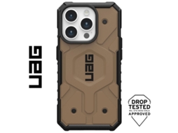 Capa para iPhone 15 Pro Max UAG Silicone Castanho