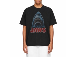 Rockinstone Jaws Movie Be-dazzled Black Adult T-shirt Size:xxxl