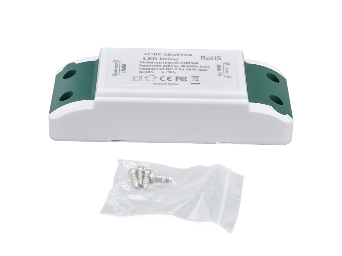 2026 driver Led 12v Cc 30w 2.5a Transformador de Corriente Constante para Decoración Hogar Diy Lámpara Ca 100‑240v