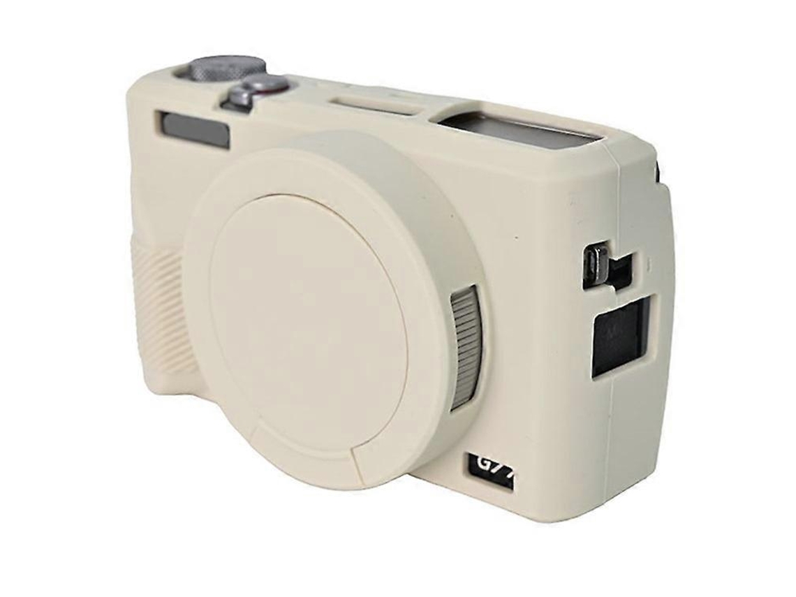 Capa Protetora De Silicone À Prova De Poeira Compatível Com Canon G7 X Mark Iii Brilvibera