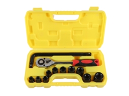 Conjunto De Chaves De Socket 1/2 Polegada Com Ratchet Para Manutenção De Carros 13pcs