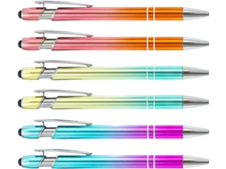 Cadernos Espiralados Em Papel Branco E Liga De Alumínio Para Planejamento Diário, Kit Compacto De 2 Unidades, Com