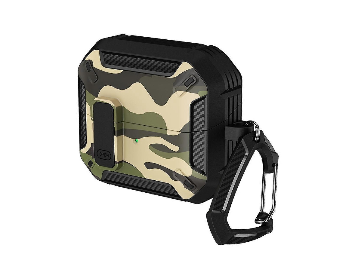 Capa Protetora Para Fone De Ouvido Camuflado Com Interruptor E Gancho