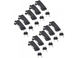 Conjunto De 10 Travas Compressão Ajustáveis, Compatíveis Com Portas De Carros, Veículos Recreativos E Embarcações, Com