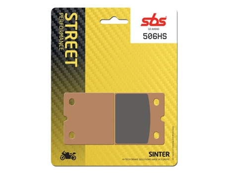Pastilhas de Travão SBS GO AHEAD 506 Hs