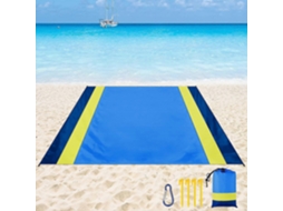 Manta de praia grande 200x210cm impermeável anti areia S/MARCA