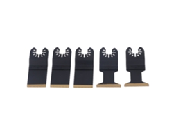 Conjunto De 5 Lâminas Oscilantes Laxiscreed Em Titânio Para Corte De Metal E Uso Profissional