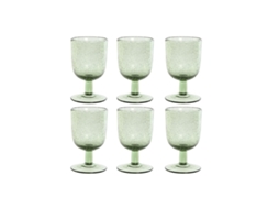 Conjunto de Taças de Cristal Verde Home Esprit 300 ml 8 x 8 x 14 cm (6 unidades)
