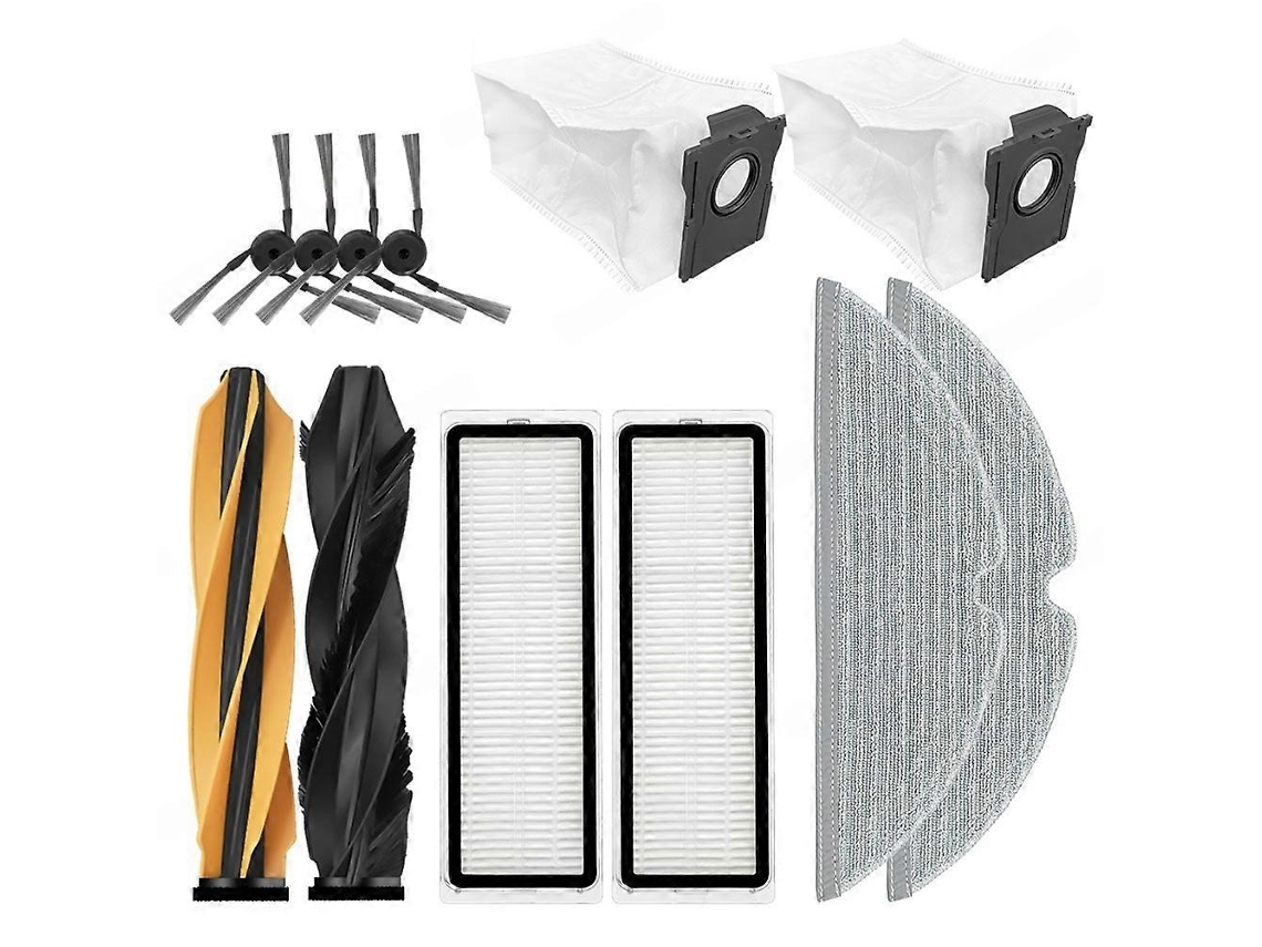 Acessórios Para D20 / D20 Pro: Escova Principal, Filtro Hepa, Saco De Pó, Pano De Limpeza.