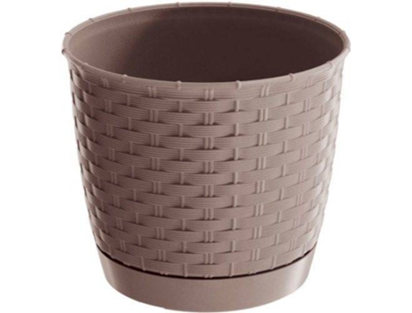 Vaso  Ratolla Round (Bege - 19 x 19 x 16.5 cm)