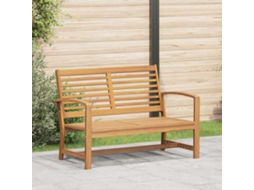 Vidaxl Banco Castanho 110 X 65 X 76,5 Cm Madeira De Teca Sólida