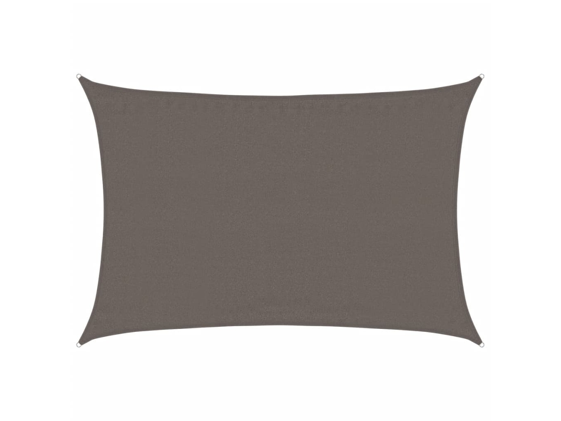 Para sol Estilo Vela 160 G/m² 3,5x5 M Pead Antracite MAISON EXCLUSIVE
