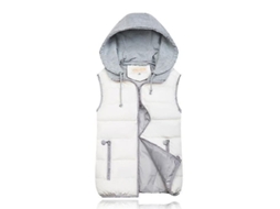 Fasst chaleco de Invierno com Capuz Desmontável e Relleno