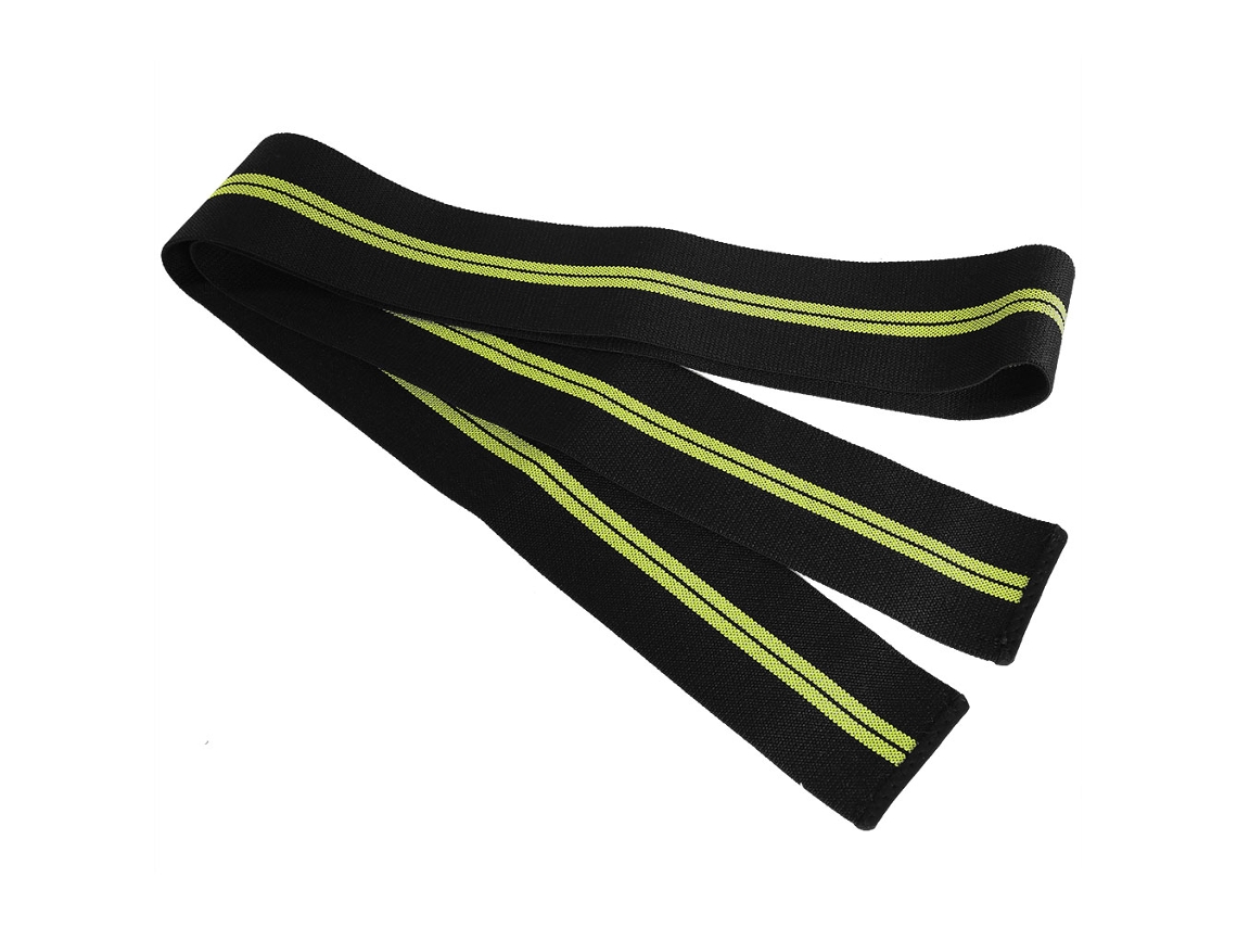 Tornozelo De Nilon Profissional Para Levantamento De Peso, Faixa De Suporte, Braçadeira Vylara (preto E Amarelo)