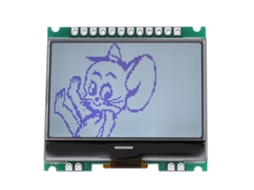 Módulo Display Lcd Cog 128*64 Com Porta Serial