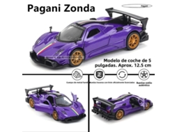 (modelo 1 Roxo) Miniatura De Carro Pagani Zonda Em Liga Metálica, Escala 1:36, De 5 Polegadas.