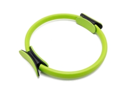 Círculo Mágico De Pilates Fitness 37,5 Cm Anel De Exercício E Yoga Com Alças Duplas Para Tonificação E Fortalecimento Verde