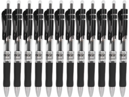 Conjunto De 12 Canetas Em Gel Topincn, Ponta Redonda 0,5 Mm, Com Tinta
