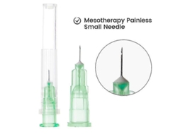 Irrigador dental com agulha pequena, indolor, 32g, 4mm, seringas descartáveis, agulhas superfinas, 32g, 13mm, estética de pálpebras CHARM