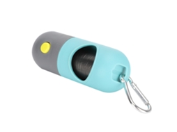 Dispenser Portátil De Sacos De Lixo Para Cães Com Luz Azul Lagoa