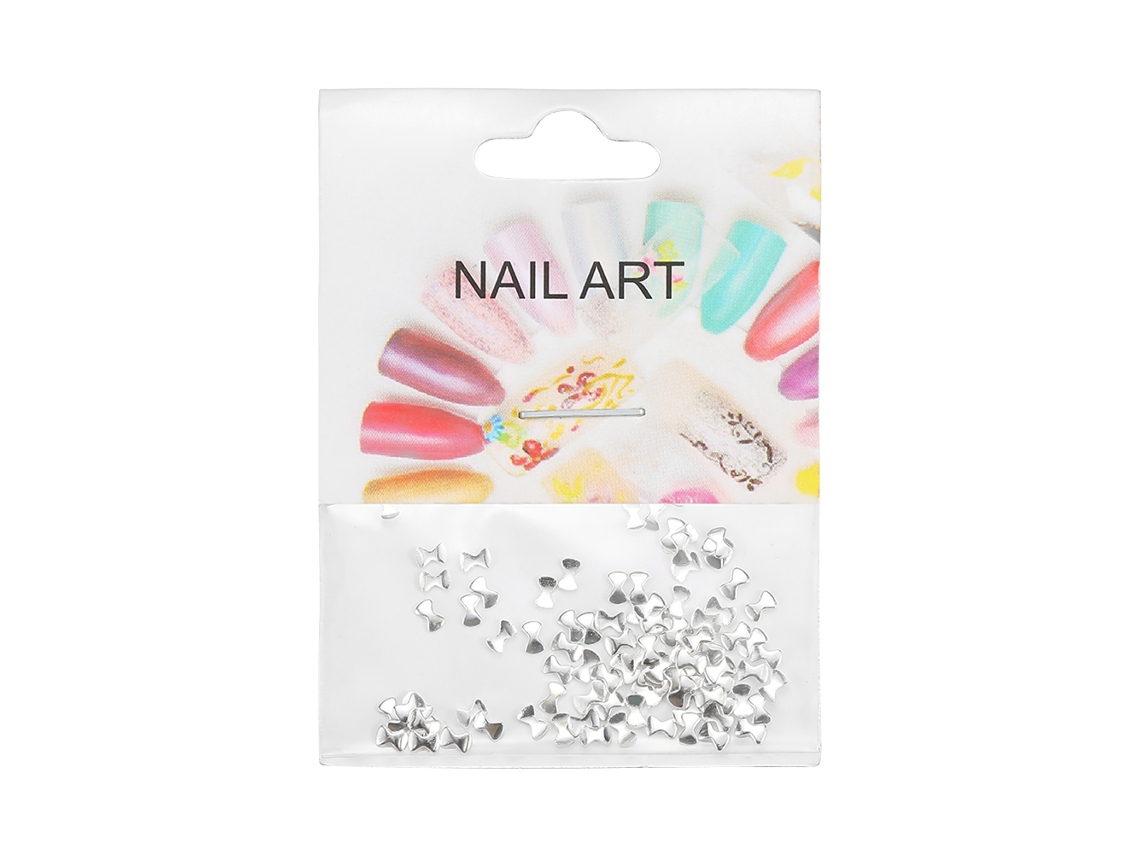 50 Peças/bolsa Decoração De Unhas Pino De Metal Parche De Manicure (14)