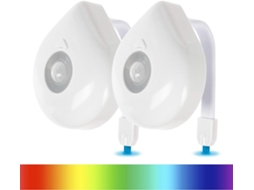 Luz de Vaso Sanitário com Sensor de Movimento Luz Flexível 2 Peças NEVEANCE