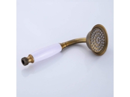 03, Chuveirinho De Mão Em Bronze Antigo Com Suporte De Cobre